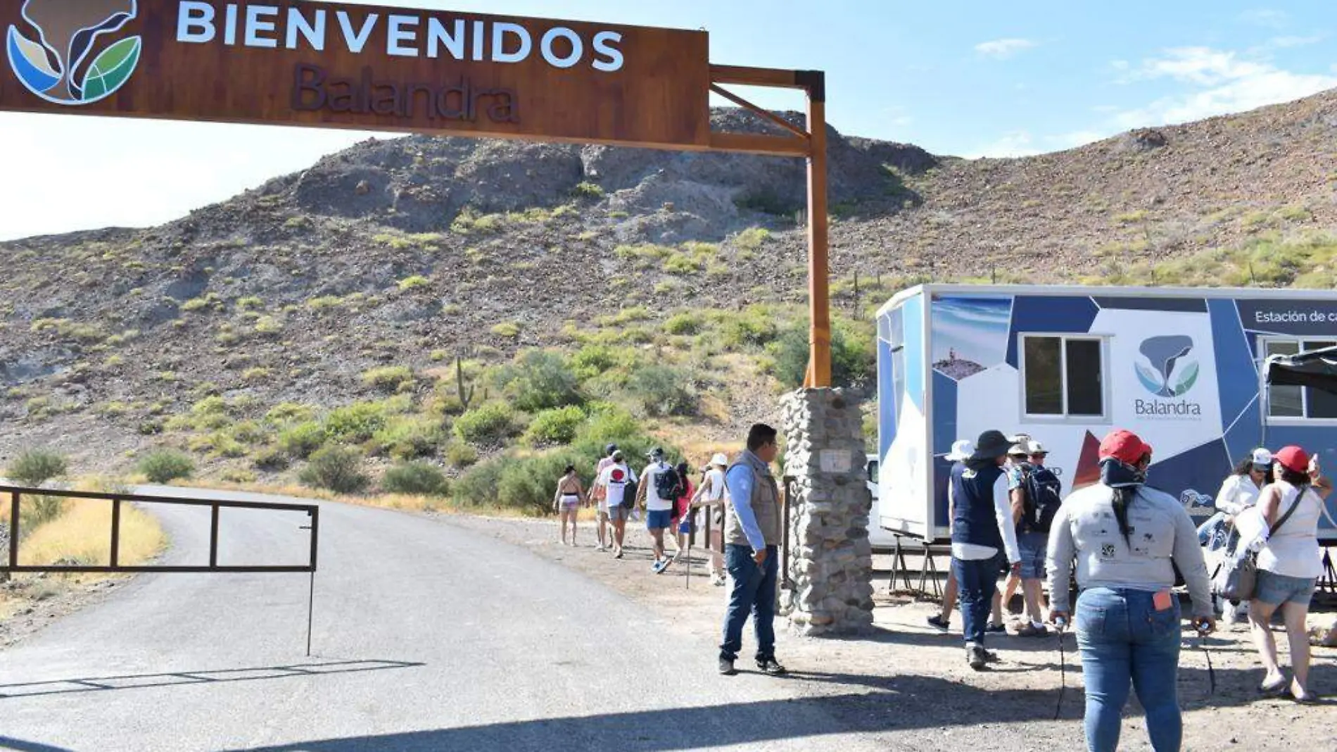 Acceso playa balandra la paz BCS